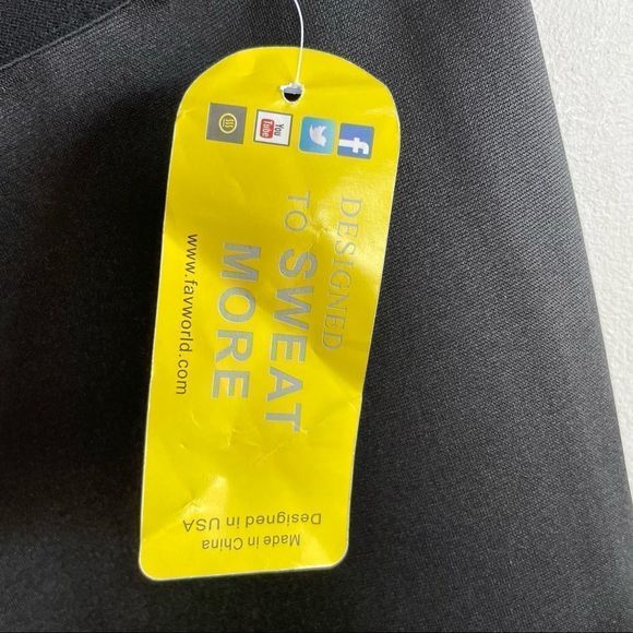 Hot Shapers Black Capri length ~ Size L - Picture 4 of 9